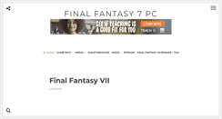 Desktop Screenshot of finalfantasy7pc.com