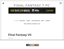 Tablet Screenshot of finalfantasy7pc.com